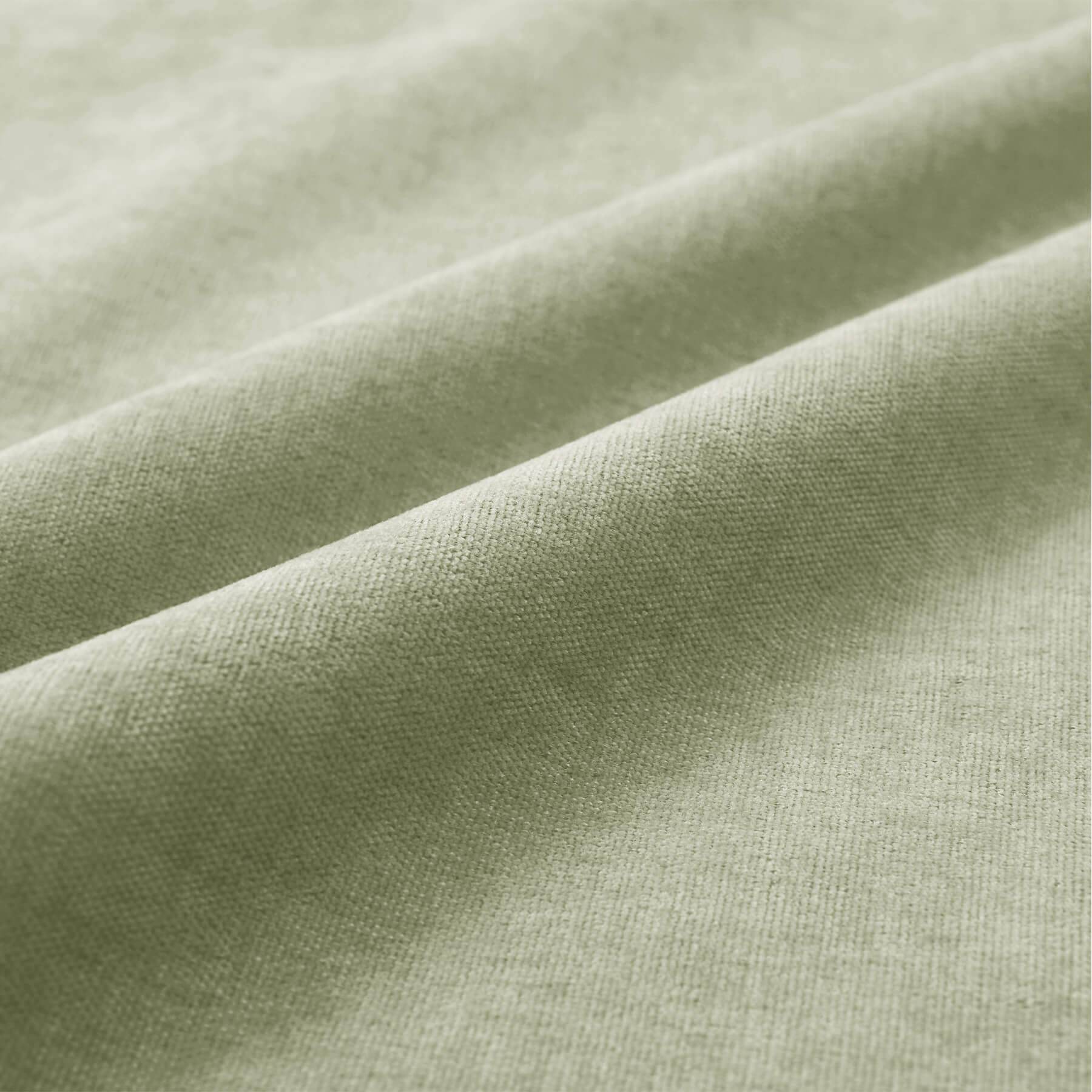 1041 100% Blackout Soft Chenille Linen Blend Curtain Pinch Pleat - Cololeaf -- #15 Green Tint