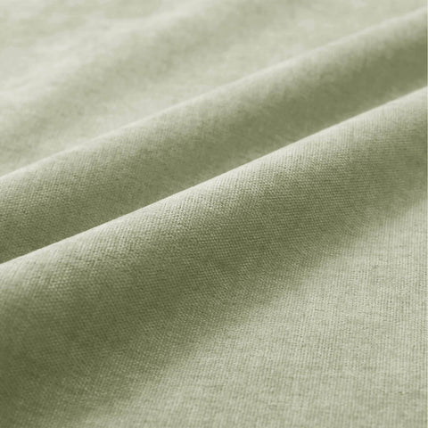 1041 100% Blackout Soft Chenille Linen Blend Curtain Pinch Pleat - Cololeaf -- #15 Green Tint