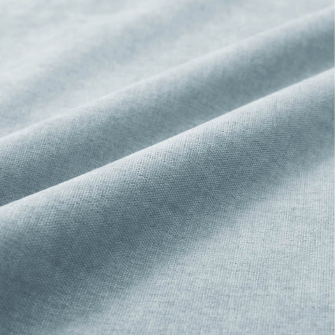 1041 100% Blackout Soft Chenille Linen Blend Curtain Pinch Pleat - Cololeaf -- #11 Light Blue