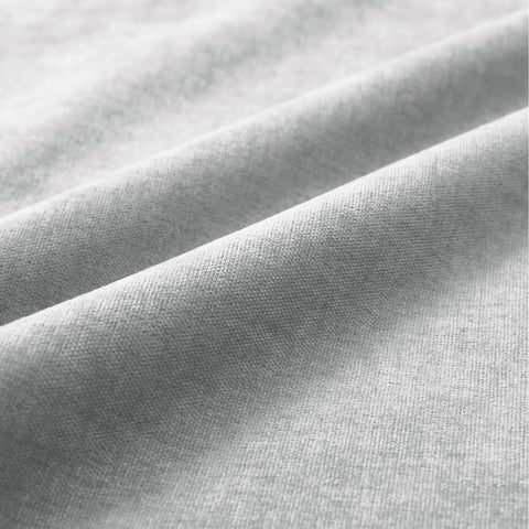 1041 100% Verdunkelungs-Soft-Chenille-Leinen-Mischvorhang mit Faltenband, 1 Schal