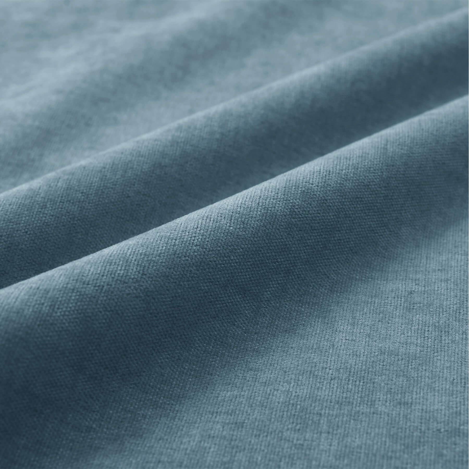 1041 100% Blackout Soft Chenille Linen Blend Curtain Pinch Pleat - Cololeaf -- #14 Teal Blue