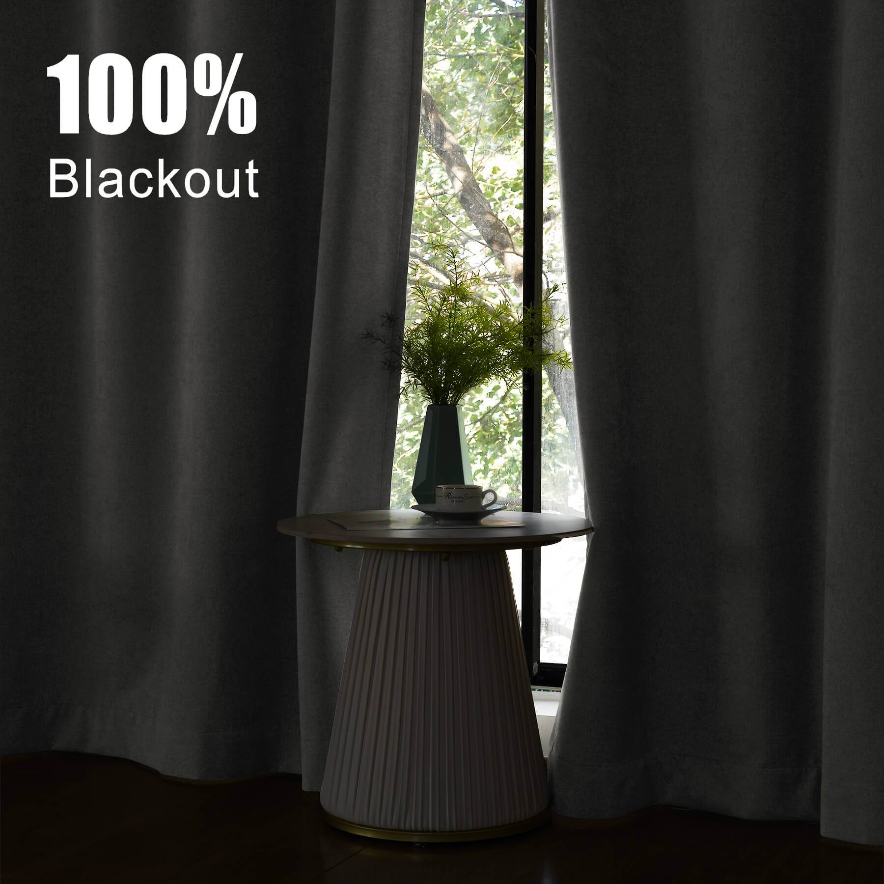 1041 100% Blackout Soft Chenille Linen Blend Curtain Pinch Pleat - Cololeaf -- #1 White