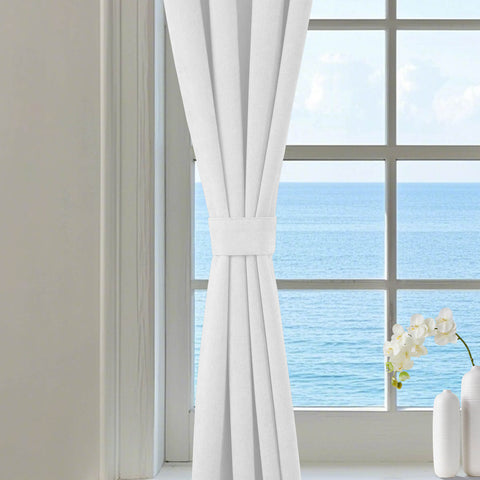 1041 100% Blackout Soft Chenille Linen Blend Curtain Pinch Pleat 1 Panel