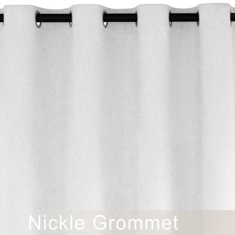 1041 100% Blackout Soft Chenille Linen Blend Curtain Grommet & 4 IN 1 (1 Panel)