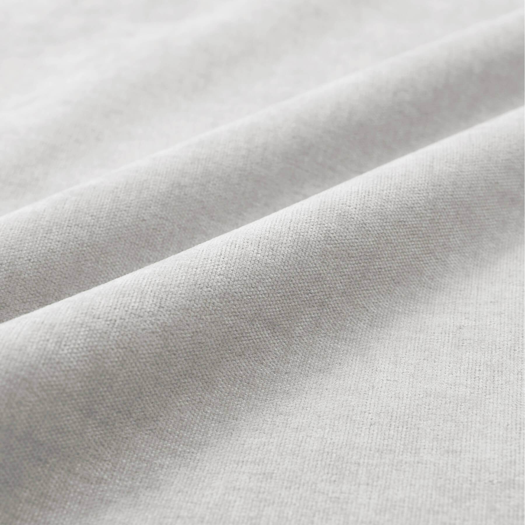 1041 100% Blackout Soft Chenille Linen Blend Curtain Pinch Pleat - Cololeaf -- #1 White