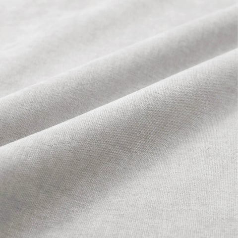 1041 100% Blackout Soft Chenille Linen Blend Curtain Pinch Pleat - Cololeaf -- #1 White