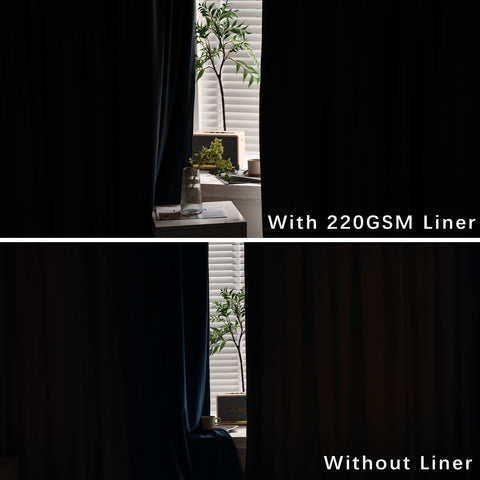 MJ11 Christmas Soft Velvet Blackout Drapes For Bedroom Living Room Holiday Decorations