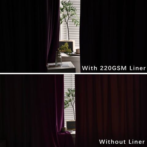 MJ11 Christmas Soft Velvet Blackout Drapes For Bedroom Living Room Holiday Decorations