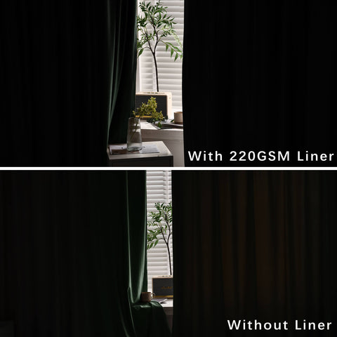 MJ11 Christmas Soft Velvet Blackout Drapes For Bedroom Living Room Holiday Decorations