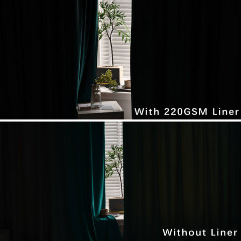 MJ11 Christmas Soft Velvet Blackout Drapes For Bedroom Living Room Holiday Decorations