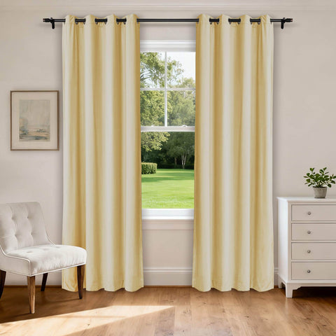 MJ11 Soft Velvet Home Theater Blackout Curtain Custom Made Multiple Headers - Cololeaf -- 111# Warm Black