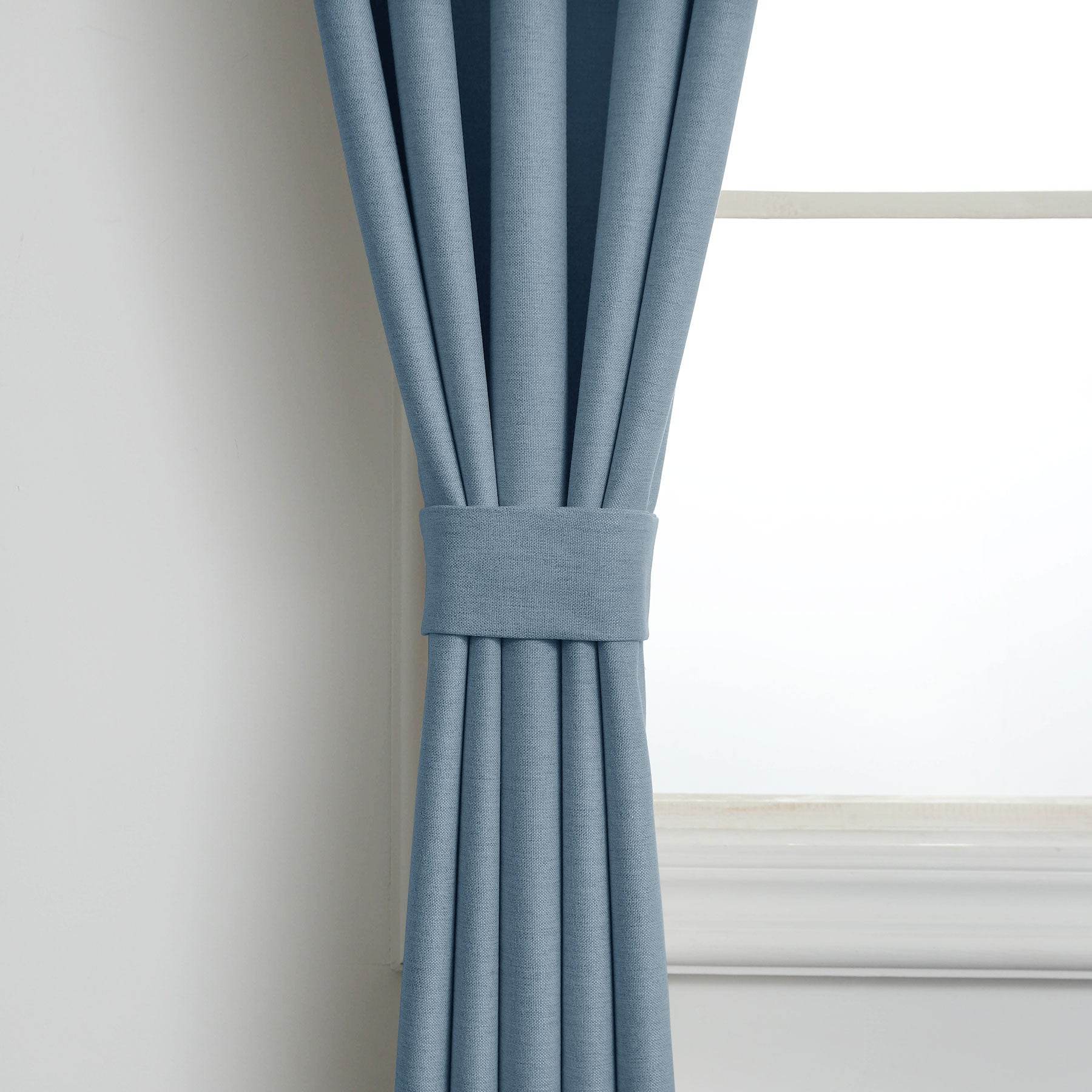 Frank Heavyweight Linen Blend Blackout Curtains - Thermal Insulated, Room Darkening, Pinch Pleat Drapes - Cololeaf
