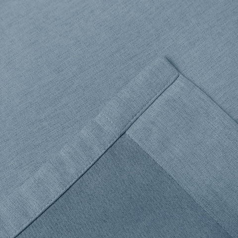 Frank Heavyweight Linen Blend Blackout Curtains - Thermal Insulated, Room Darkening, Pinch Pleat Drapes - Cololeaf