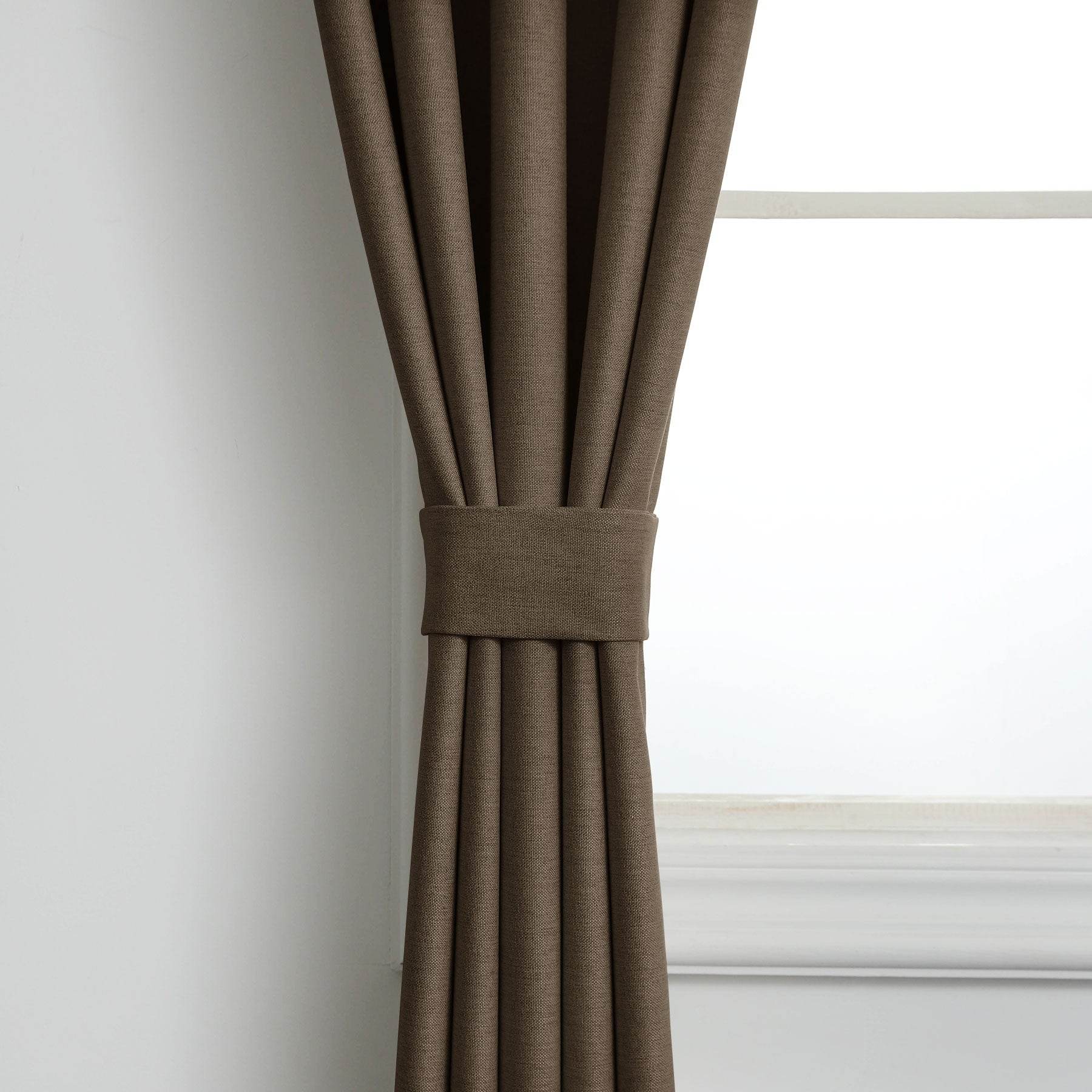 Frank Heavyweight Linen Blend Blackout Curtains - Thermal Insulated, Room Darkening, Pinch Pleat Drapes - Cololeaf