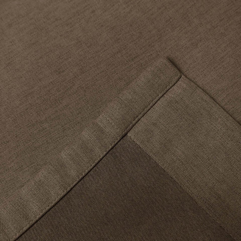 Frank Heavyweight Linen Blend Blackout Curtains - Thermal Insulated, Room Darkening, Pinch Pleat Drapes - Cololeaf