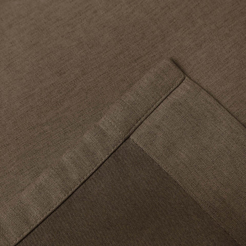 Frank Heavyweight Linen Blend Blackout Curtains - Thermal Insulated, Room Darkening, Pinch Pleat Drapes - Cololeaf -- #01 Ivory White