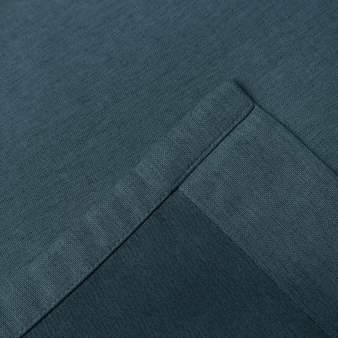 Frank Heavyweight Linen Blend Blackout Curtains - Thermal Insulated, Room Darkening, Pinch Pleat Drapes - Cololeaf -- #01 Ivory White