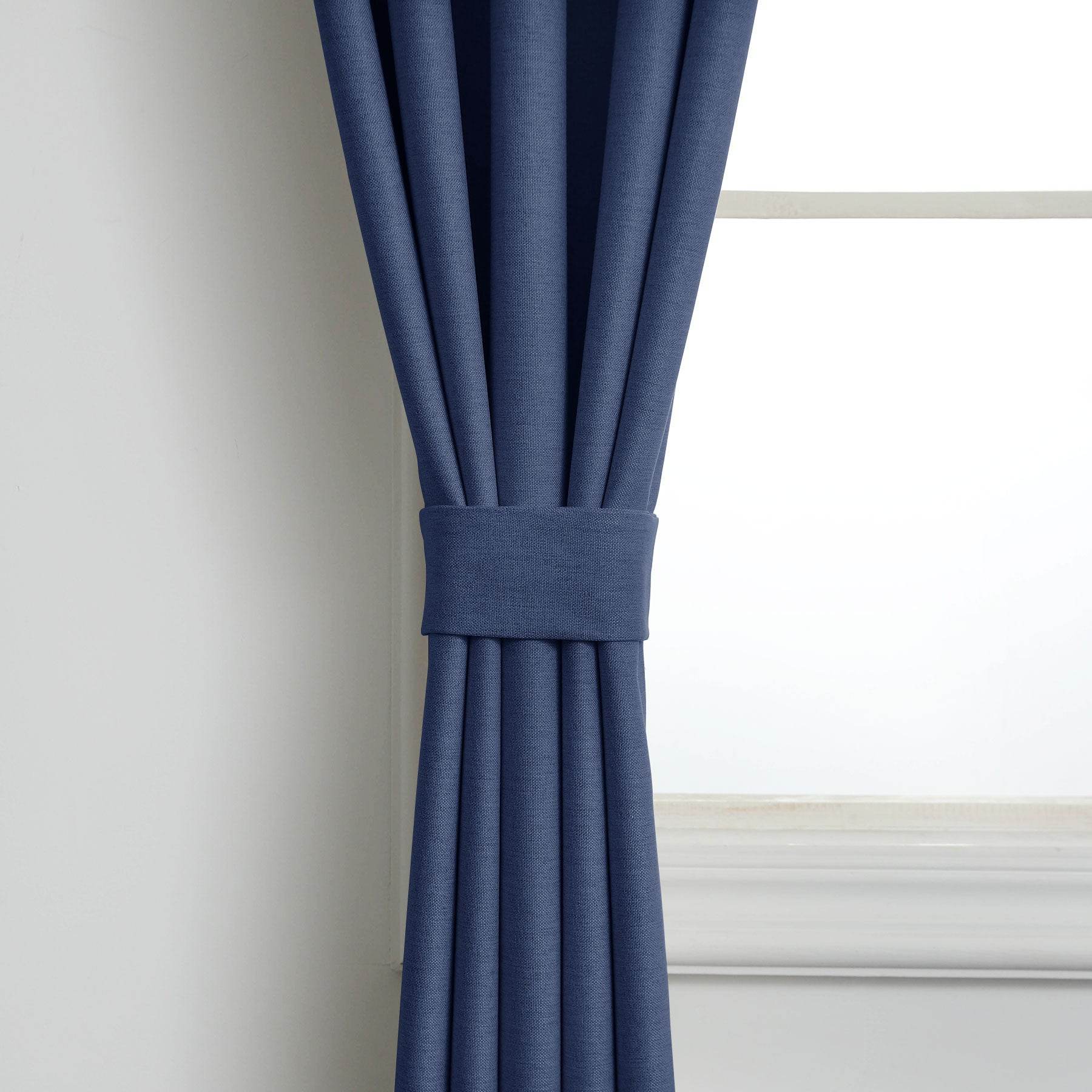 Frank Heavyweight Linen Blend Blackout Curtains - Thermal Insulated, Room Darkening, Pinch Pleat Drapes - Cololeaf