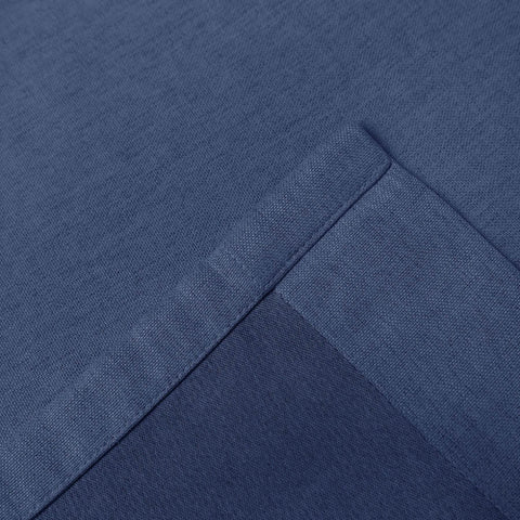 Frank Heavyweight Linen Blend Blackout Curtains - Thermal Insulated, Room Darkening, Pinch Pleat Drapes - Cololeaf