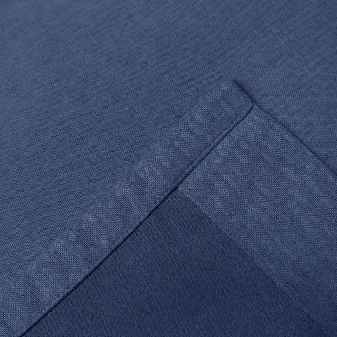 Frank Heavyweight Linen Blend Blackout Curtains - Thermal Insulated, Room Darkening, Pinch Pleat Drapes - Cololeaf -- #01 Ivory White