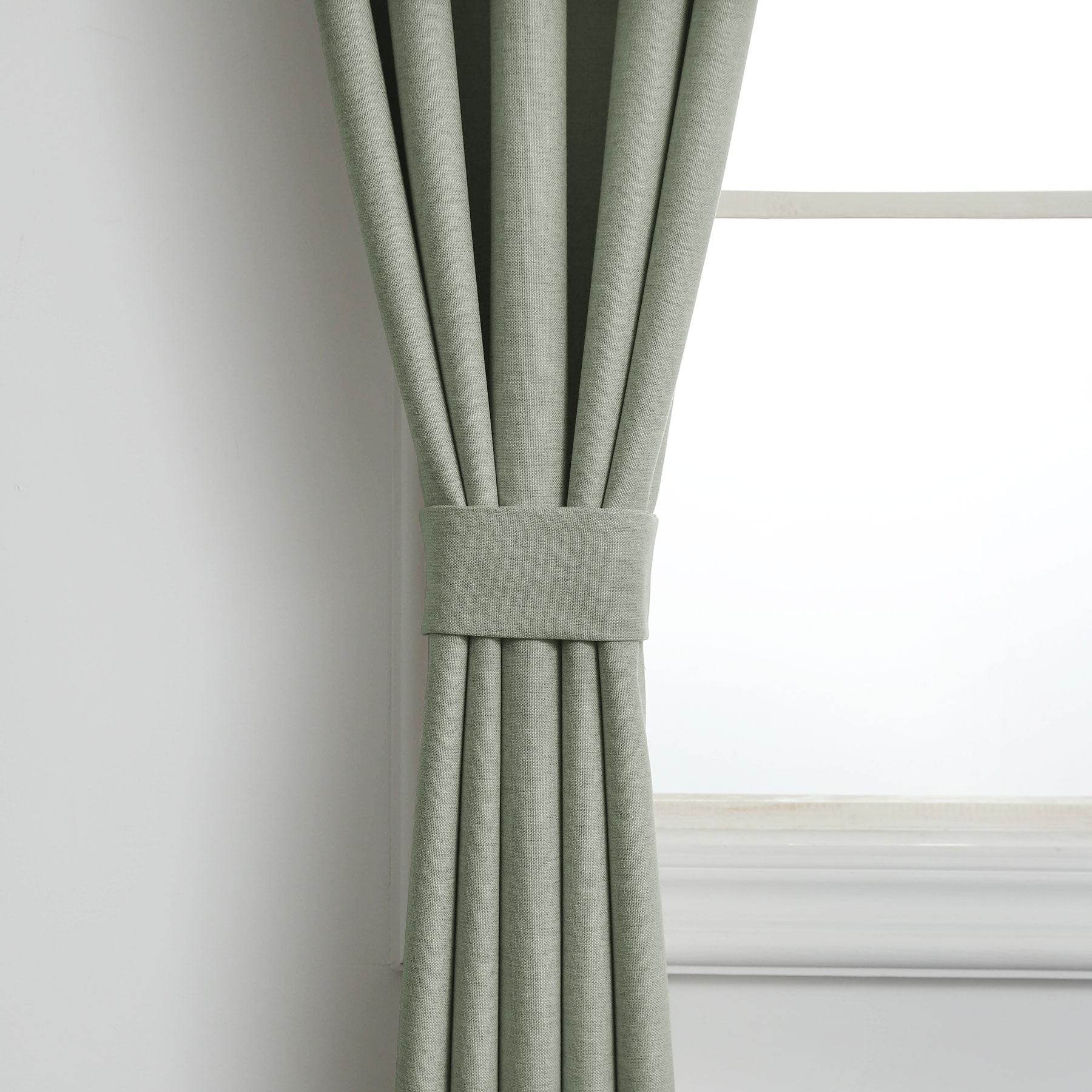 Frank Heavyweight Linen Blend Blackout Curtains - Thermal Insulated, Room Darkening, Pinch Pleat Drapes - Cololeaf