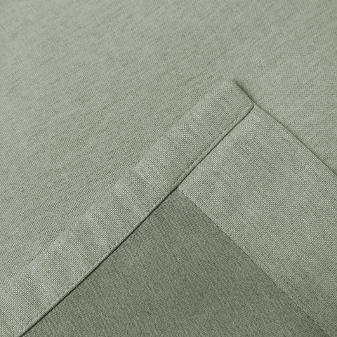 Frank Verdunkelungsvorhänge Leinen-Mischgewebe Schwergewicht Thermo Blackout Vorhänge Ösen 1 Panel