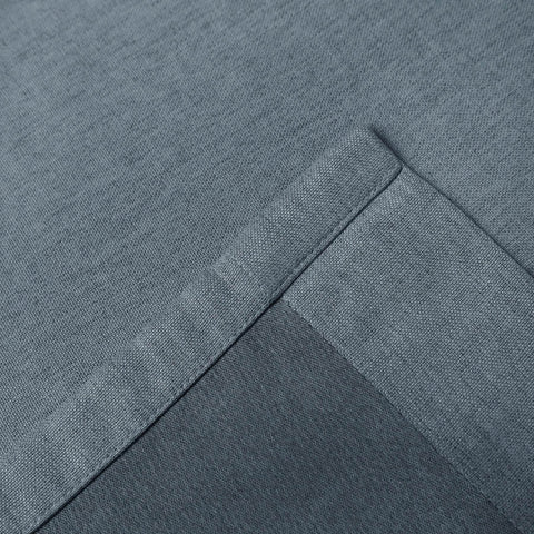 Frank Heavyweight Linen Blend Blackout Curtains - Thermal Insulated, Room Darkening, Pinch Pleat Drapes - Cololeaf