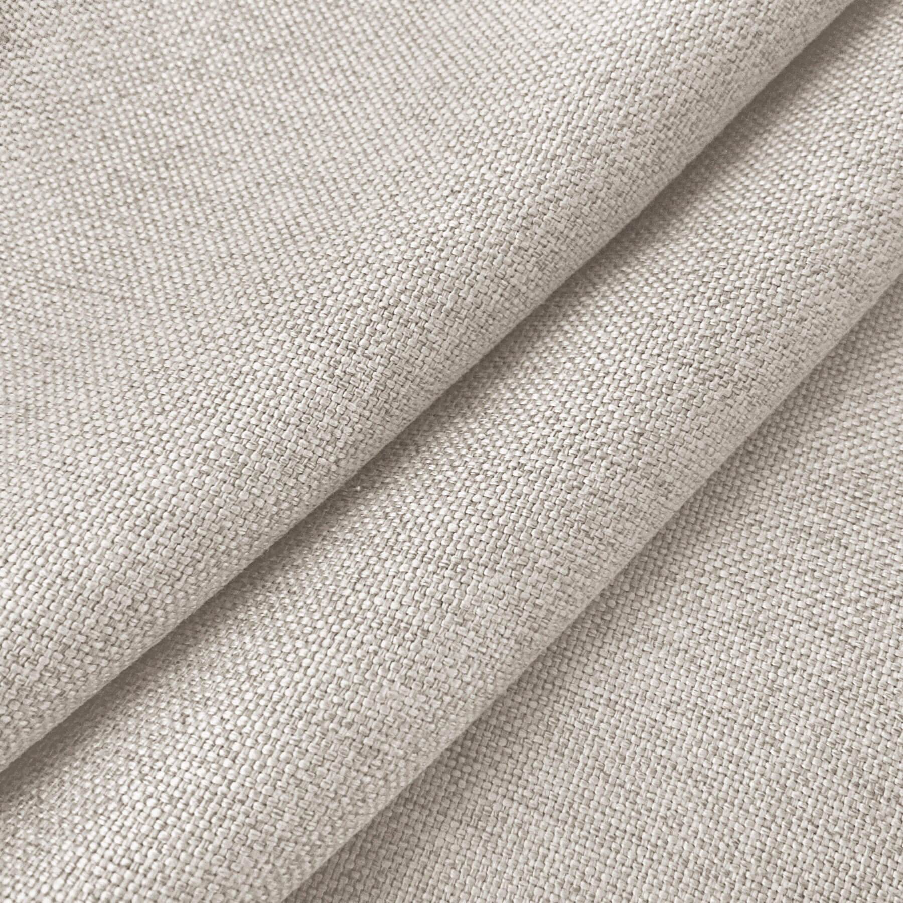 Frank Heavyweight Linen Blend Blackout Curtains - Thermal Insulated, Room Darkening, Pinch Pleat Drapes - Cololeaf -- #01 Ivory White