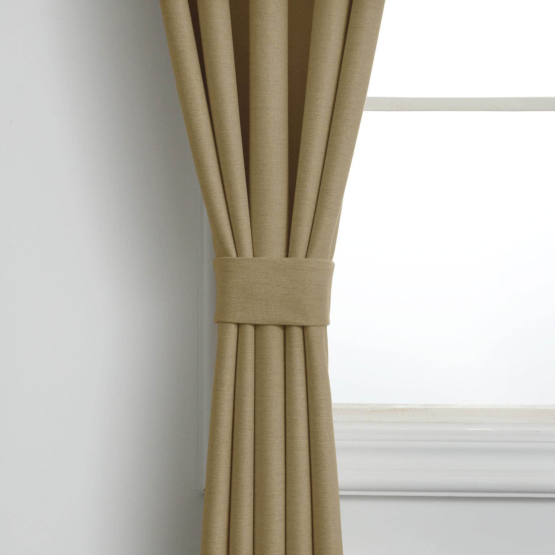 Frank Heavyweight Linen Blend Blackout Curtains - Thermal Insulated, Room Darkening, Pinch Pleat Drapes - Cololeaf
