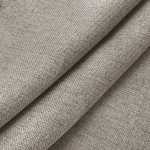Frank Heavyweight Linen Blend Blackout Curtains - Thermal Insulated, Room Darkening, Pinch Pleat Drapes - Cololeaf -- #03 Light Grey