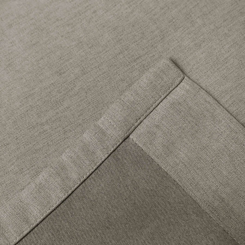 Frank Heavyweight Linen Blend Blackout Curtains - Thermal Insulated, Room Darkening, Pinch Pleat Drapes - Cololeaf