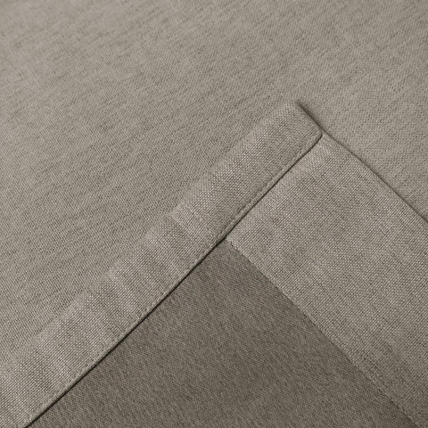 Frank Verdunkelungsvorhänge Leinen-Mischgewebe Schwergewicht Thermo Blackout Vorhänge Ösen 1 Panel