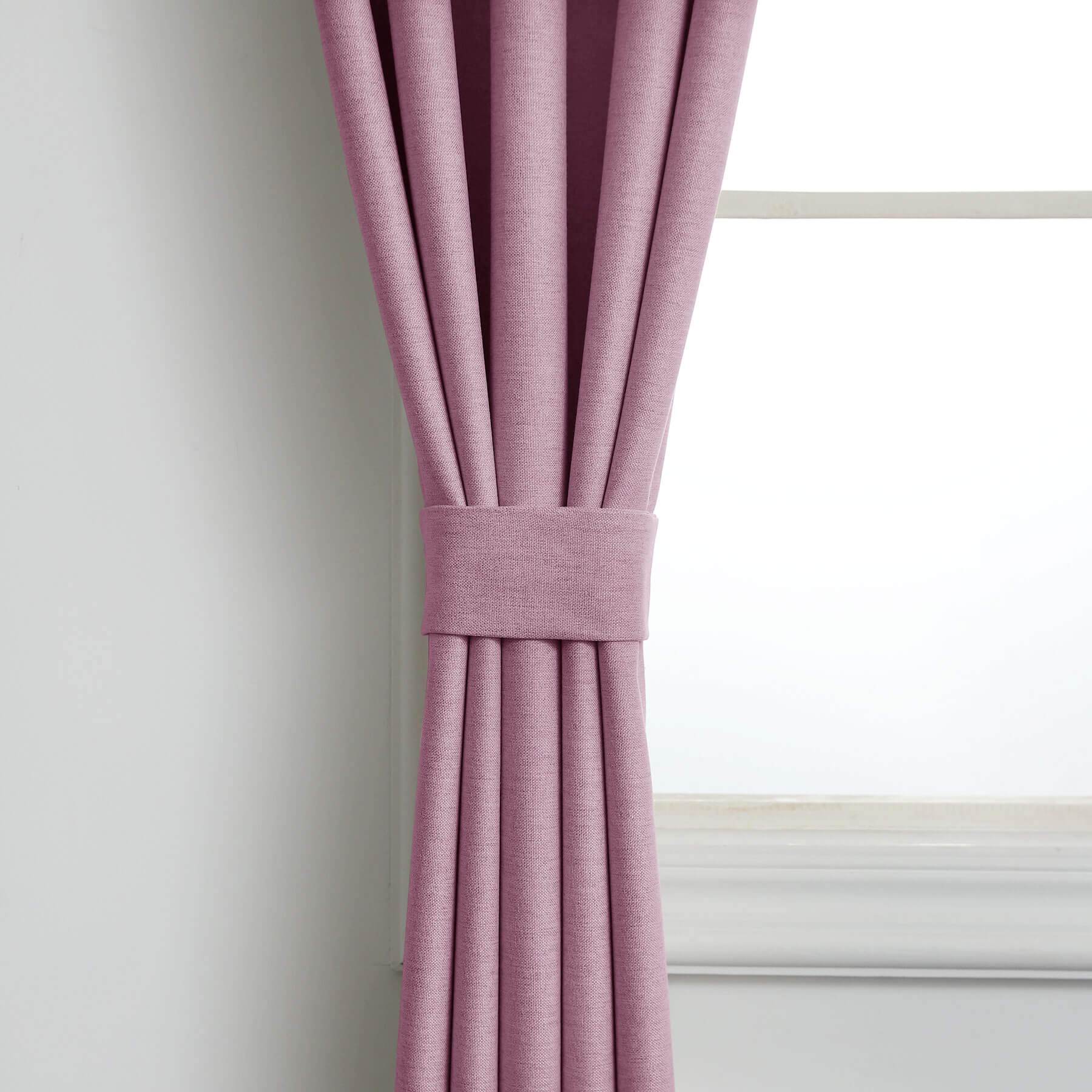 Frank Heavyweight Linen Blend Blackout Curtains - Thermal Insulated, Room Darkening, Pinch Pleat Drapes - Cololeaf -- #01 Ivory White