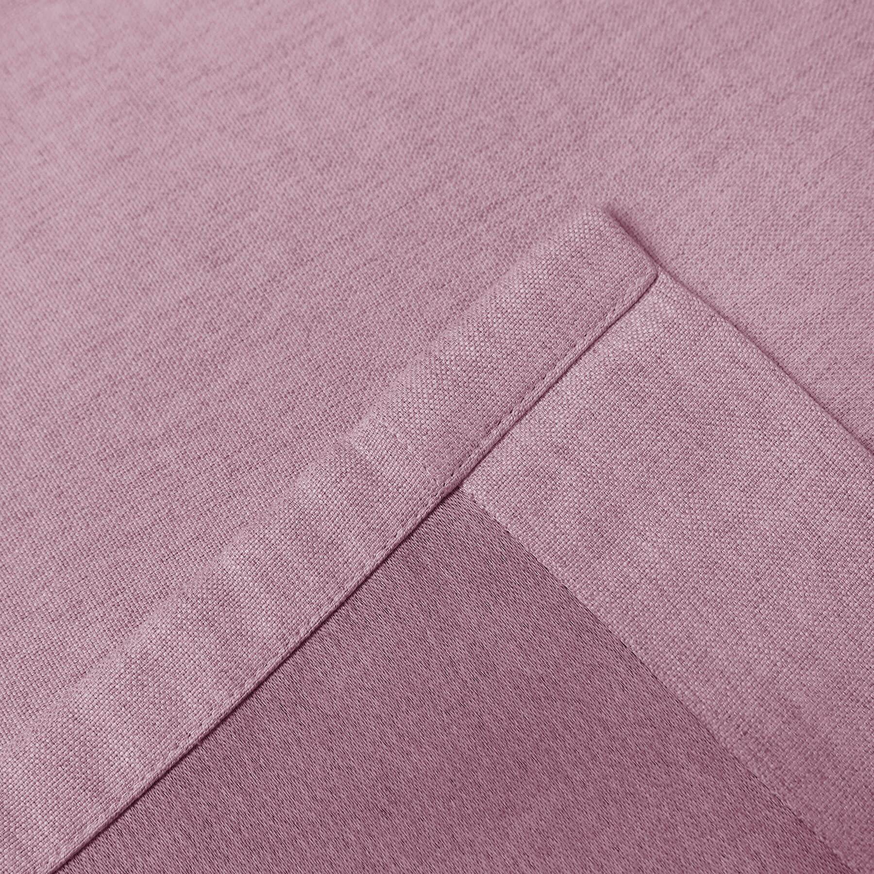 Frank Room Darkening Linen Blend Curtains Heavy Weight Thermal Blackout Drapes Grommet - Cololeaf -- #01 Ivory White