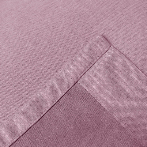 Frank Heavyweight Linen Blend Blackout Curtains - Thermal Insulated, Room Darkening, Pinch Pleat Drapes - Cololeaf -- #01 Ivory White