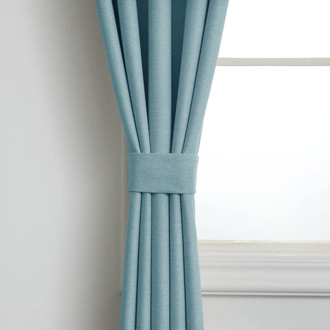 Frank Heavyweight Linen Blend Blackout Curtains - Thermal Insulated, Room Darkening, Pinch Pleat Drapes - Cololeaf