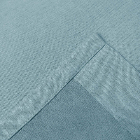 Frank Heavyweight Linen Blend Blackout Curtains - Thermal Insulated, Room Darkening, Pinch Pleat Drapes - Cololeaf -- #01 Ivory White