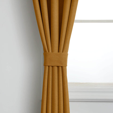 Frank Heavyweight Linen Blend Blackout Curtains - Thermal Insulated, Room Darkening, Pinch Pleat Drapes - Cololeaf -- #01 Ivory White