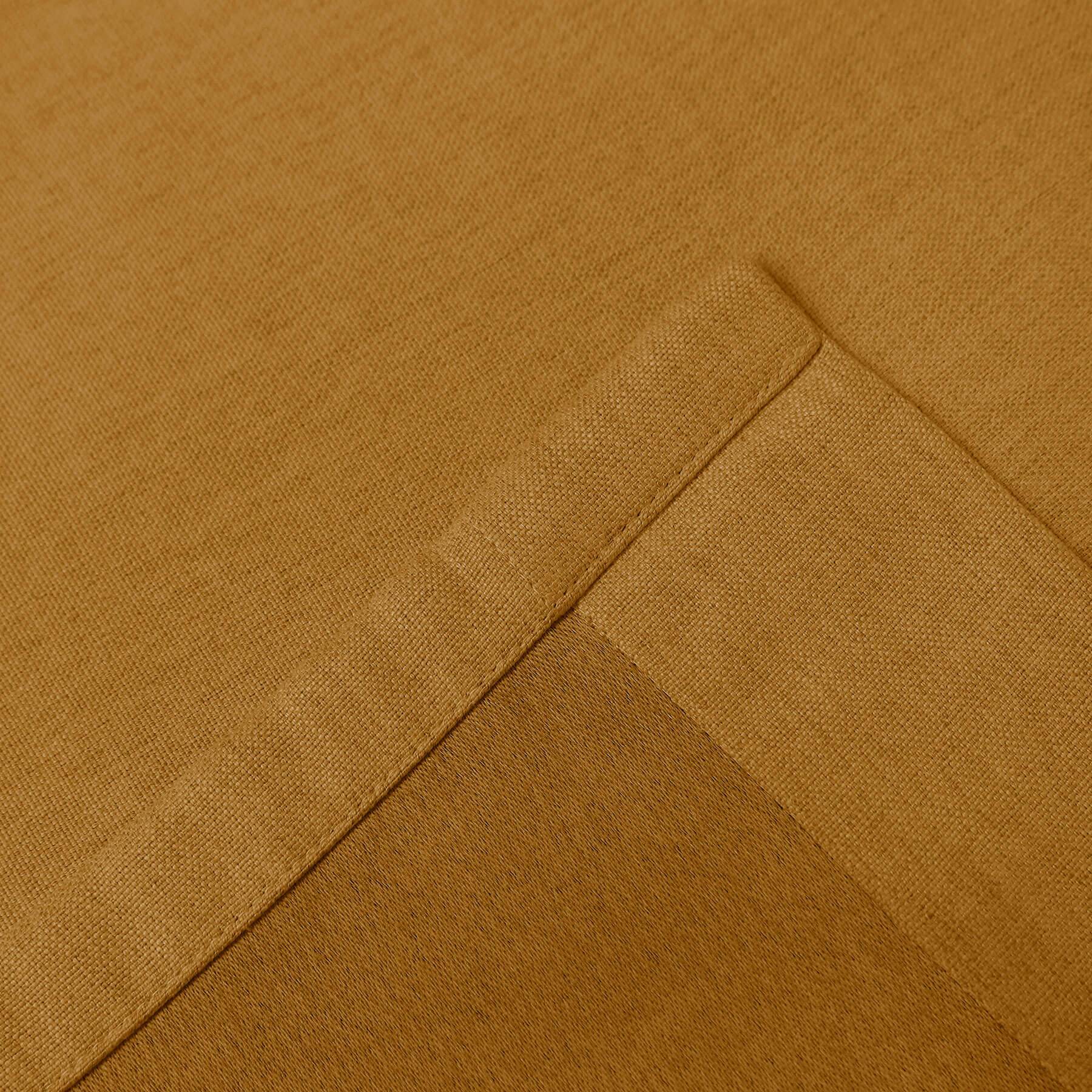 Frank Heavyweight Linen Blend Blackout Curtains - Thermal Insulated, Room Darkening, Pinch Pleat Drapes - Cololeaf -- #01 Ivory White