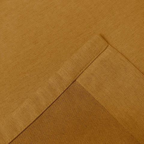 Frank Heavyweight Linen Blend Blackout Curtains - Thermal Insulated, Room Darkening, Pinch Pleat Drapes - Cololeaf