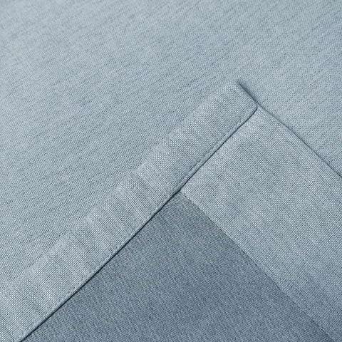 Frank Heavyweight Linen Blend Blackout Curtains - Thermal Insulated, Room Darkening, Pinch Pleat Drapes - Cololeaf