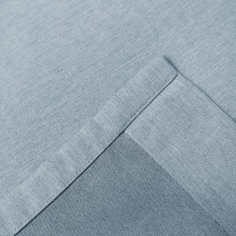 Frank Heavyweight Linen Blend Blackout Curtains - Thermal Insulated, Room Darkening, Pinch Pleat Drapes - Cololeaf -- #01 Ivory White