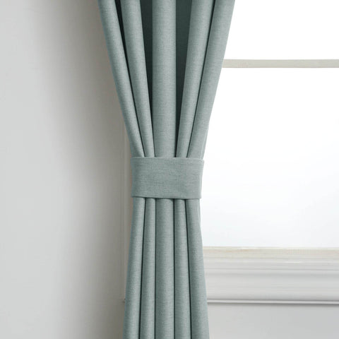 Frank Heavyweight Linen Blend Blackout Curtains - Thermal Insulated, Room Darkening, Pinch Pleat Drapes - Cololeaf