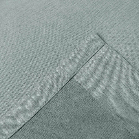 Frank Heavyweight Linen Blend Blackout Curtains - Thermal Insulated, Room Darkening, Pinch Pleat Drapes - Cololeaf