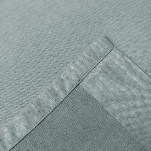 Frank Heavyweight Linen Blend Blackout Curtains - Thermal Insulated, Room Darkening, Pinch Pleat Drapes - Cololeaf -- #01 Ivory White
