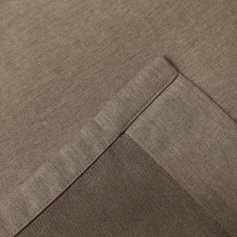 Frank Heavyweight Linen Blend Blackout Curtains - Thermal Insulated, Room Darkening, Pinch Pleat Drapes - Cololeaf