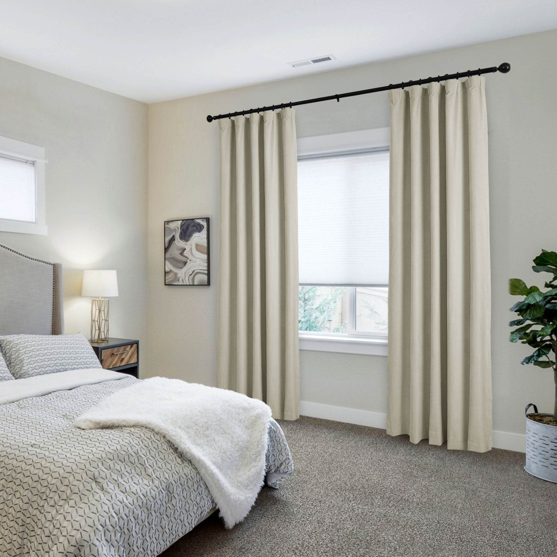 223 Soft Velvet Drape 100% Blackout for Home Theater - Cololeaf