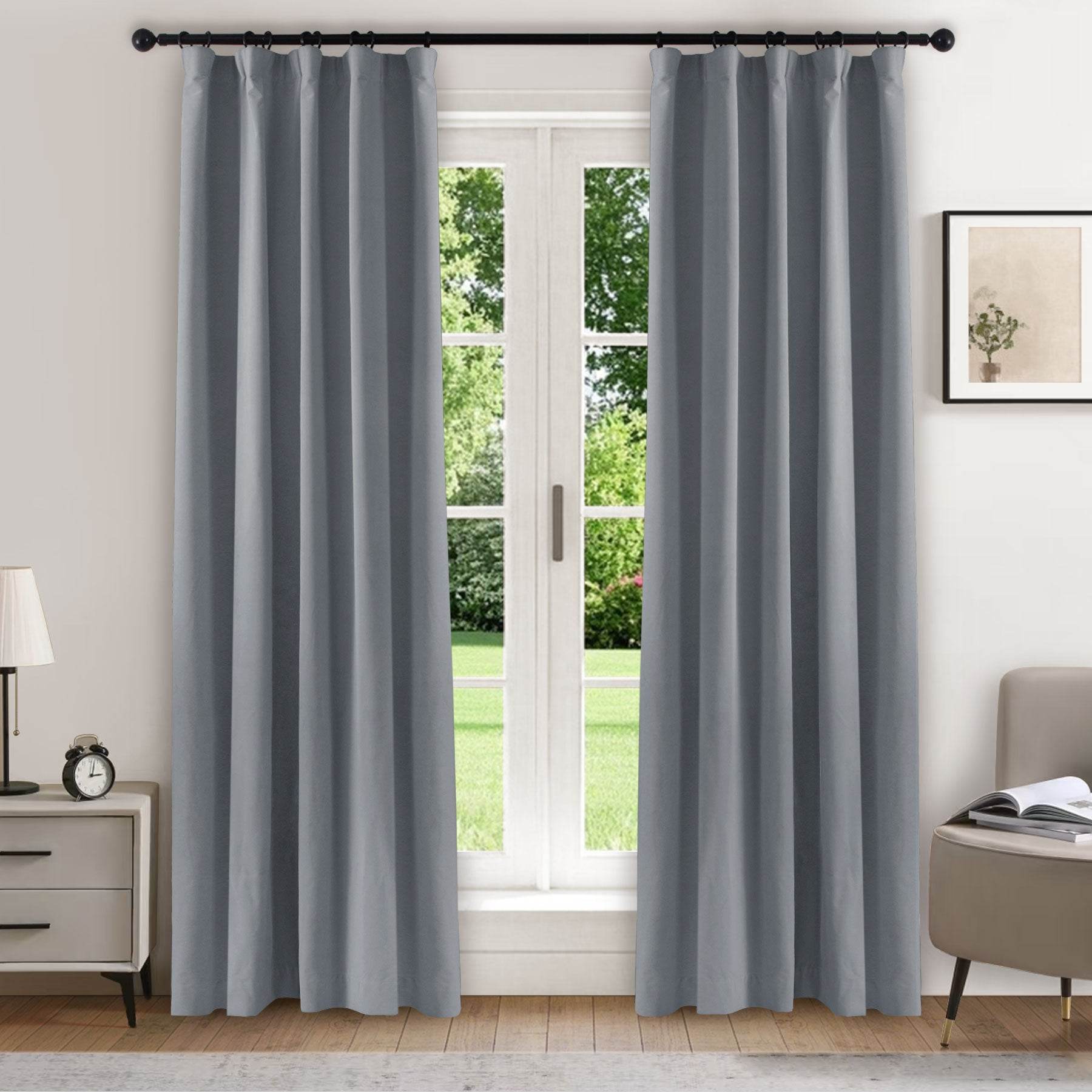 223 Soft Velvet Drape 100% Blackout for Home Theater - Cololeaf