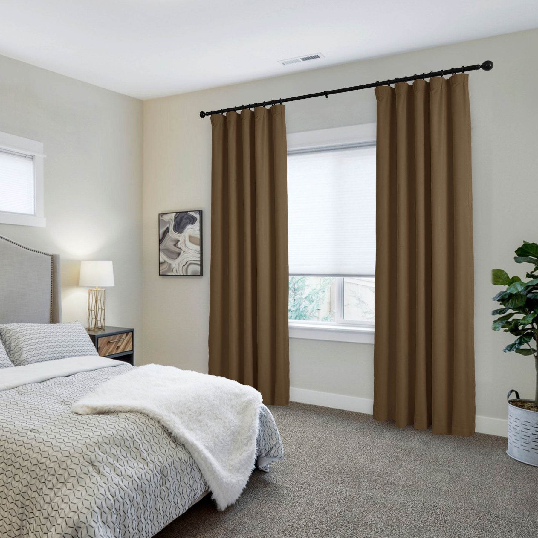 223 Soft Velvet Drape 100% Blackout for Home Theater - Cololeaf