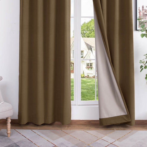 223 Soft Velvet Drape 100% Blackout for Home Theater - Cololeaf